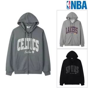 [여주점][NBA]공용 팀 레터링 아플리케 후드 집업 점퍼(N263TJ020P)