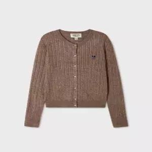 WHCKG4912F 스타필드 수원점 후아유 여성 Steve High Gauge Wool Cable Cardigan