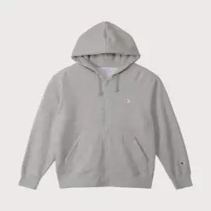챔피온 CHAMPION 베이직 C로고 레귤러핏 후드 집업 Oxford Grey