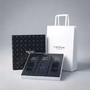 까르벵(CARVEN) 남성 정장 중목 3족 양말 선물세트 /추석 명절 생일 답례