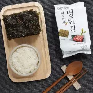 하동 녹차 명란김 6g 36봉 벌크 세트 추석 명절 선물세트 소금 없는 조미김 도시락김 단체 선물