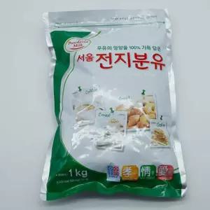 영양가득 서울 전지분유 1kg식자재 식료품 가공식품 분말 가루 제과제빵 우유 우유파우더