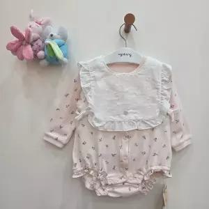 [아가방]엘리아 모달 바디수트(턱받이,핑크) 01T117554_GN
