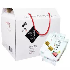 뿌린 (선물포장) 하동녹차 명란김 6g 36봉