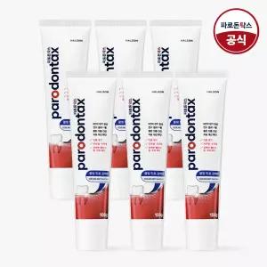 EW파로돈탁스 쿨링 민트 검케어 치약 100g, 6개