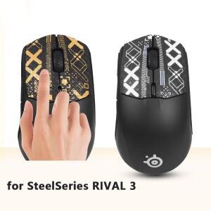 미끄럼 방지 마우스 스티커, 땀 흡수 내마모성 보호 그립 테이프, SteelSeries Rival 3 E-Sport 게임 액세