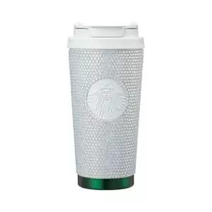 Starbucks SS 25th Anniversary Rhinestone White Tumbler 473ml 스타벅스 25주년 기념 라인스톤 화이트 텀