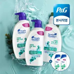 헤드앤숄더 가려운 두피케어 두피 약산성 샴푸 850ml 2개 + 트리트먼트 1개 +미니샴푸 212433