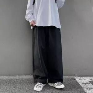 드롭와이드팬츠 남자바지 베이직 밴딩팬츠 가을