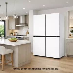 삼성전자 비스포크 4도어 905L RM70F90R1ZD 에센셜 화이트 트윈스 솔루션