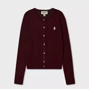 [백화점 홈쇼핑 정품] 후아유 [여성] Steve High Gauge Wool Cable Cardigan WHCKG4912F