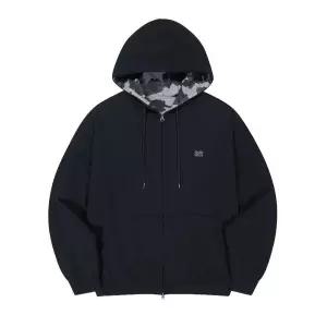 [브라운브레스] CAMO LINED HOOD ZIP UP 블랙 BLFMHZ001 BK