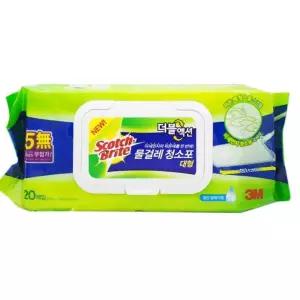 37x20cm 물결레 청소포 3M 20매입 대형 더블액션