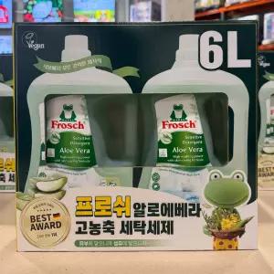 프로쉬 알로에 베라 세탁세제 3L 2입