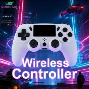 P47 블루투스 컨트롤러 듀얼 진동 무선 게임 패드 PS4 콘솔 PS3 PC 용 내장 600mAh 리튬 배터리