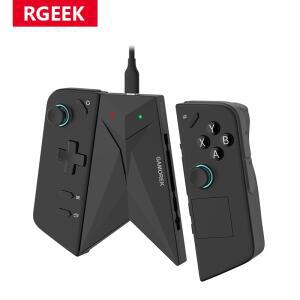 레기온 고 2 핸들 컨트롤러용 RGEEK 충전 그립 클립 홀더, 인체공학적 곡선 디자인