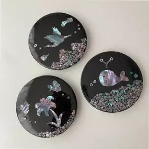 나전칠기 공예 자개 손거울 만들기 기념품 한국 전통 굿즈 DIY 키트 외국인 친구 선물