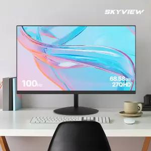 스카이뷰 QHD 27인치 IPS 모니터 100Hz 게이밍 베젤리스 광시야각 사무용 컴퓨터모니터