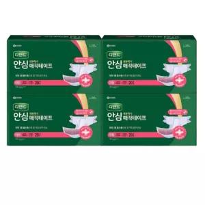 유한킴벌리 디펜드 안심 매직테이프 대형 20매입, 4개