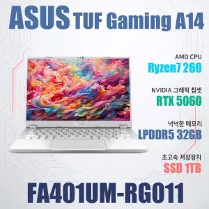 ASUS TUF Gaming A14 FA401UM-RG011/NVMe SSD 1TB(교체)/WIN11설치