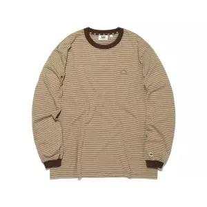 [LEE]LE2601LT06BR 스트라이프 긴팔 티셔츠 브라운 5923734