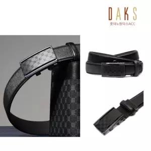 닥스 ACC DBBE3F711BK_NE 남성 벨트 가죽 블랙 루이스 DD패턴 무광버클 소가죽 자동벨트 LE1215257883