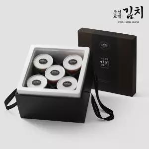 [조선호텔](본점)[9/18 오후 2시 주문건까지 명절 전 출고] 프리미엄 조선호텔 김치 시그니처 세트 5입(...