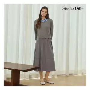 스튜디오디페 26FW 레이어드 니트 원피스 2종