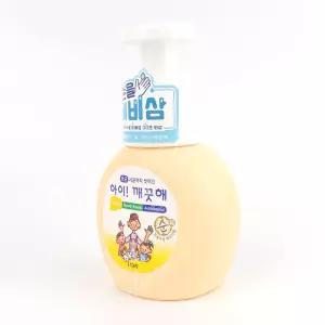 아이깨끗해 핸드폼 베이비파우더향 250ml 손세정제 본제 워시 클렌저 클렌져 거품 버블 펌핑