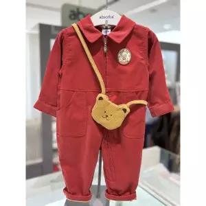 [압소바](마산점)(압소바 26년 F/W 임신출산백일돌축하선물)듀로이 워크맨 우주복(AB2652OR16BI)브릭