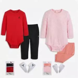 나이키 NIKE키즈 6-12M NIKE 키즈 조던 긴팔 바디수트 에센셜 박스 세트 N253UU874P 519781