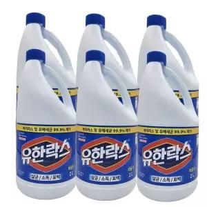 유한락스레귤러2L 유한락스 레귤러 2Lx6개