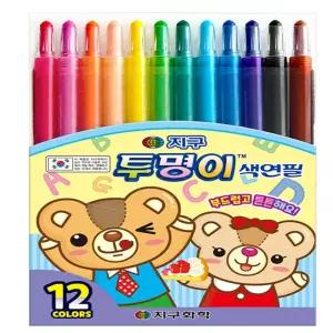 주롱코롱 색연필 12색 신학기 미술준비물