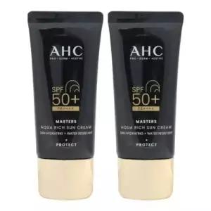 AHC 에이에이치씨 마스터즈 아쿠아리치 선크림 30ml 2개