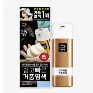 미쟝센 가정용 거품염색약 새치염색약 쉬운 컬러 커버