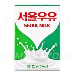 서울우유 멸균 우유 200ml 24개