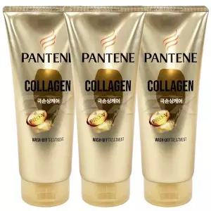 팬틴 콜라겐 극손상케어 트리트먼트 400ml 3개