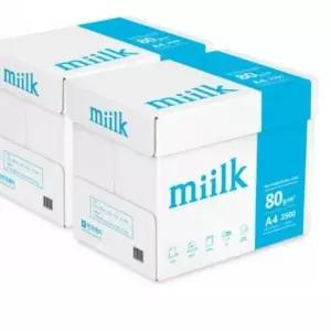 밀크 A4 80g 5000매 복사용지 500매x5권 2박스 복사지 a-WFJH05T 한국제지 사무용지