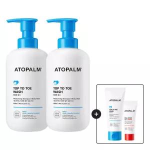 아토팜 탑투토 워시 460ml, 2개