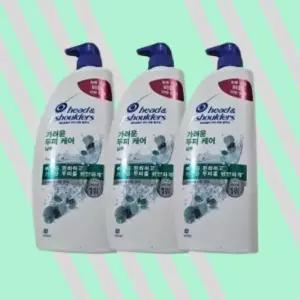 헤드앤숄더 가려운 두피케어 샴푸 850ml 3개 두피 약산성 비듬 정수리냄새 초