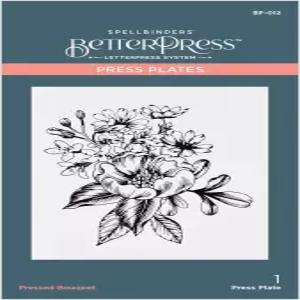 BetterPress 컬렉션의 스펠바인더 BP-012 프레스드 부케 플레이트