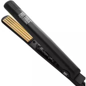 Hot Tools Pro 아티스트 24K 골드 크림핑 언 가벼운 질감의 크림프와 볼륨용 (1인치)