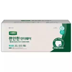 디펜드편안한 언더웨어 일반특대형16x4 성인용기저귀
