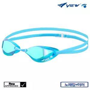 뷰 V122SAM AMEM (에메랄드) 블레이드 에프 스와이프 안티포그 수경