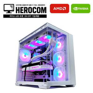 영웅컴퓨터 울트라게이밍 플러스 P002 (I9 14900KF B760M 32G D5 NVME 1TB RTX5070 조립컴퓨터 본체