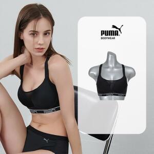 푸마 바디웨어 여성 풀커버 노와이어 몰드 브라 (블랙)