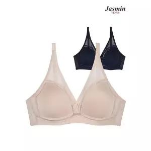 [하프클럽/자스민by비너스]비너스자스민 메쉬 노와이어 보정 브라 A-F컵 jbr1290