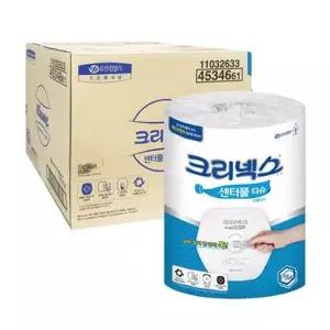 크리넥스 W8P5B1F4 센터풀 티슈 화장지(1 000매X3롤X4팩(12롤))
