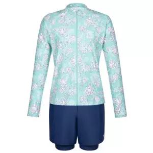 여성 모노 플라워 집업 래쉬가드 3PCS 수영복 LS2F924-MN_IC 381648