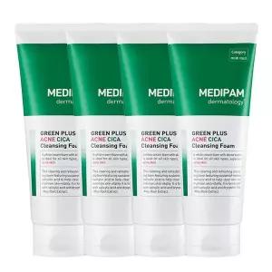 [메디팜] 아크네 시카 클렌징폼 220ml x 4개 여드름성 피부 완화 기능성 문제성 피부케어